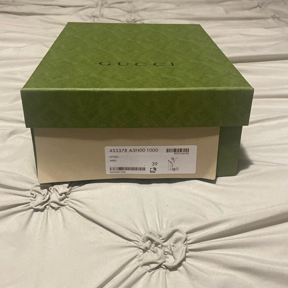 Just in time for Christmas!! Authentic Gucci sandals heels. Worn a few times. - Picture 1 of 7